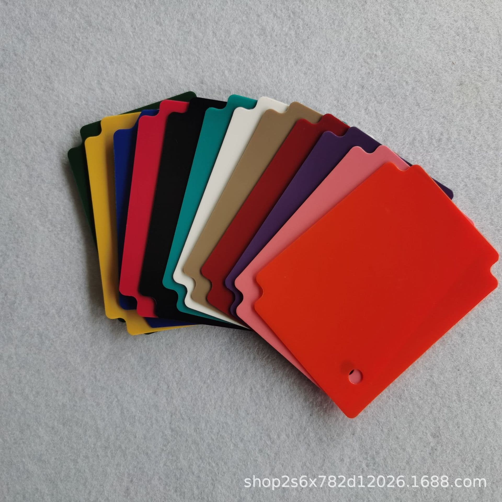 70*95.5mm Plastic PP Card Dividers, Any Color Available, Printable