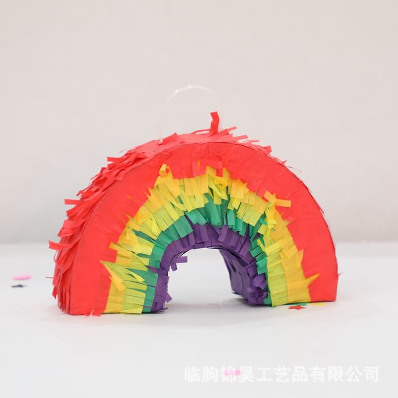 Rainbow Piñata Birthday Decoration Party Game Props Piñata Party Breaking Toy Bulk Discount
