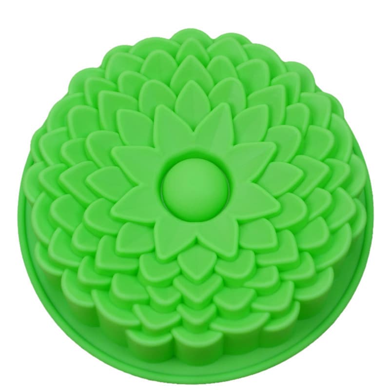 Cross-Border Silicone Classic Single Chrysanthemum Cake Pan Sunflower Shape Baking Pan DIY Baking Tool