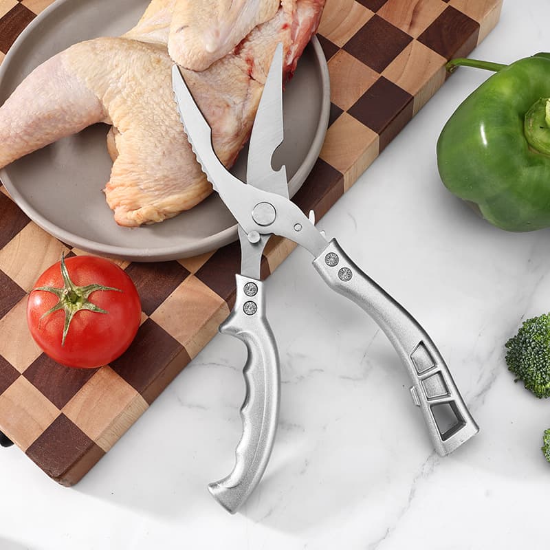Stainless Steel Kitchen Scissors Multi-Purpose Bone And Meat Cutting Household Use Heavy-Duty Household Scissors