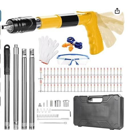 Mini Nail Gun Silencer Ceiling Tool Adjustable Power Nail Gun Nailer for Drop Shipping