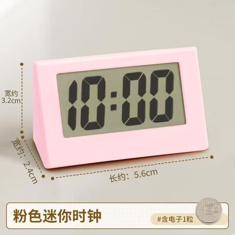 Mini desktop clock, Instagram style, cute and compact, suitable for students, simple decorative item.
