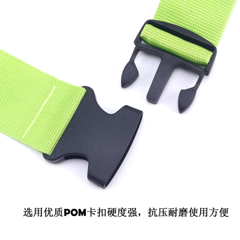 One-buckle luggage strap without combination lock for packing, bundling rope, and suitcase fixation belt