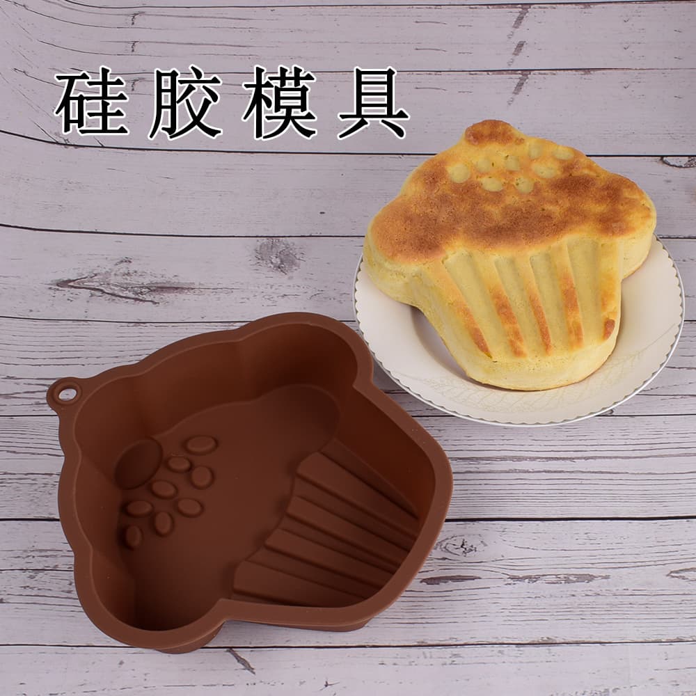 Large Silicone Ice Cream Mold Chiffon Mousse Toast Cake Christmas Decoration Baking Air Fryer Baking Mold