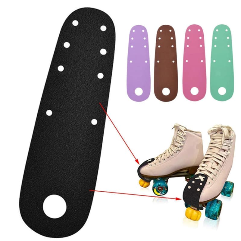 Skate Toe Protector PU Leather Roller Skate Toe Cap Replaceable Inline Skate Toe Guard