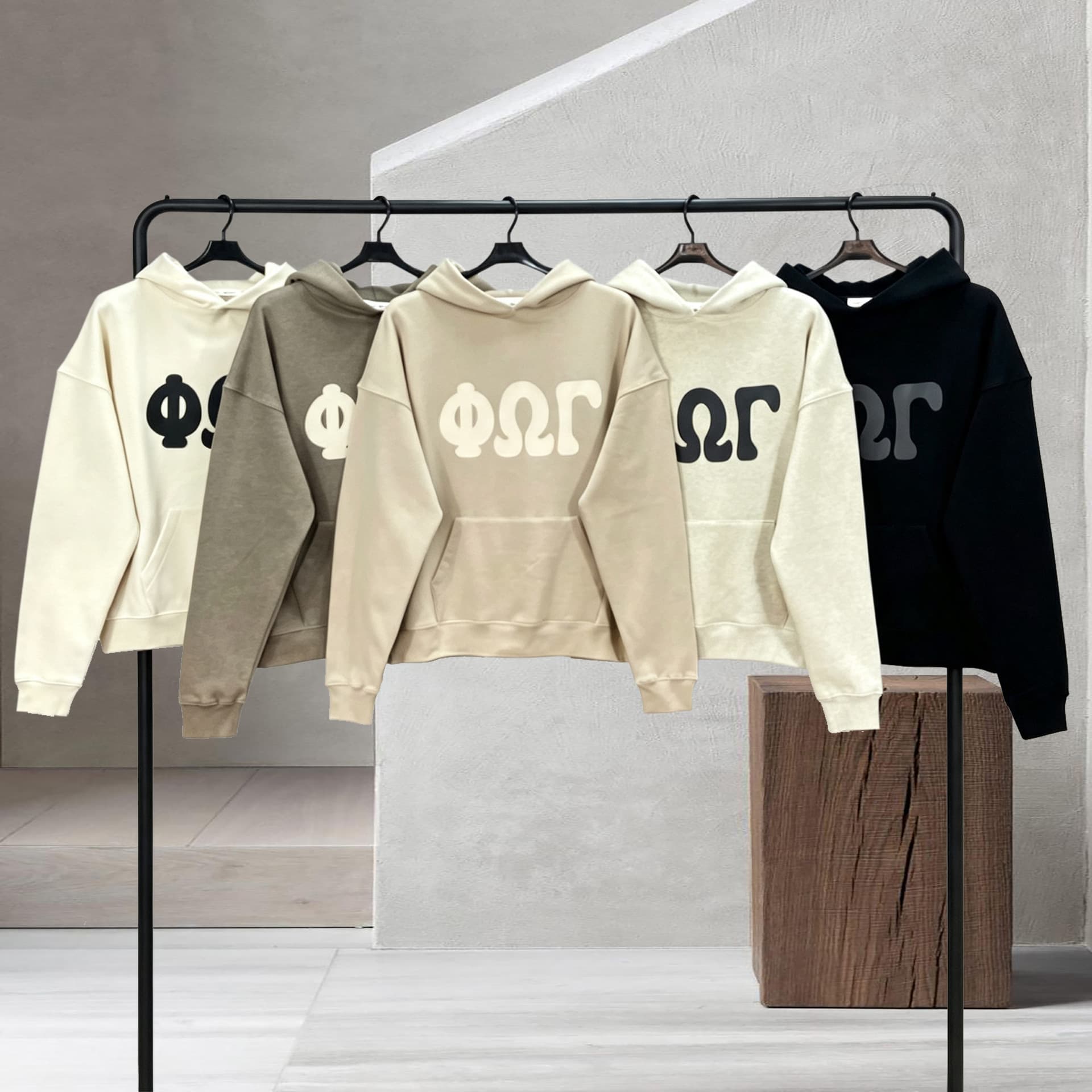 Fear of God Essentials Hoodie 26 New Letter Print American High Street Hoodie Couple Casual