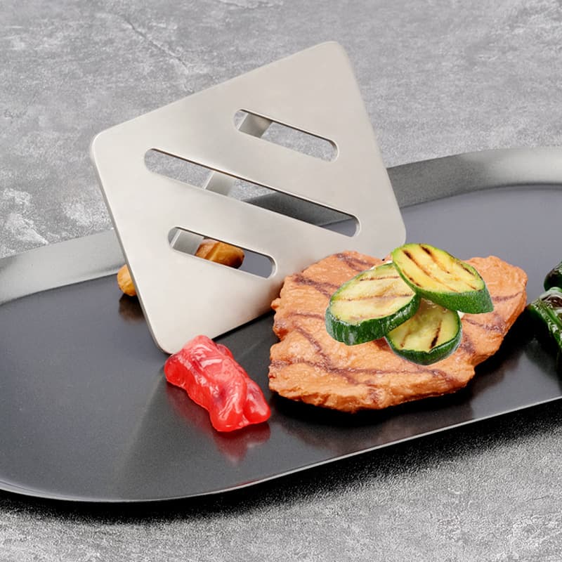 Stainless Steel Square Meat Press Barbecue Tools Pancake Press Hamburger Accessories Kitchen Press Steak Teppanyaki Squid String