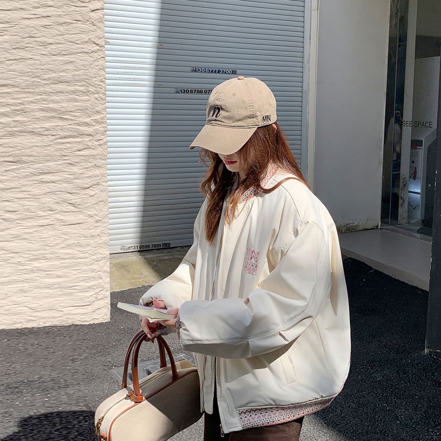 American Cotton Padded Jacket Women 2025 New Winter Baseball Jacket Couple Cotton Coat Thick Padded Outerwear