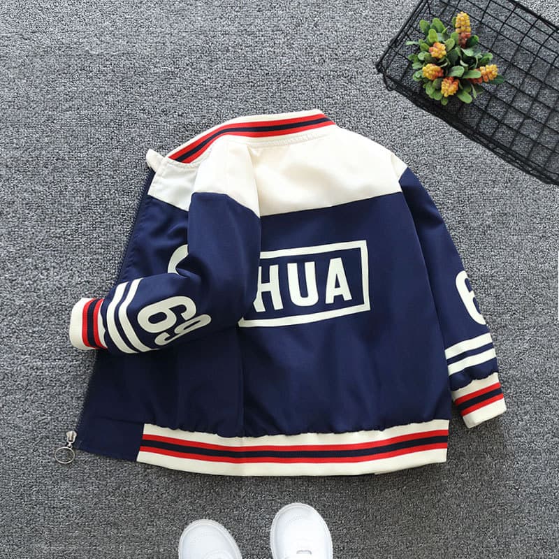 Children's Clothing Boys' Spring/Autumn Jacket Baby Boy Trendy Windbreaker Top Casual Sports Outerwear