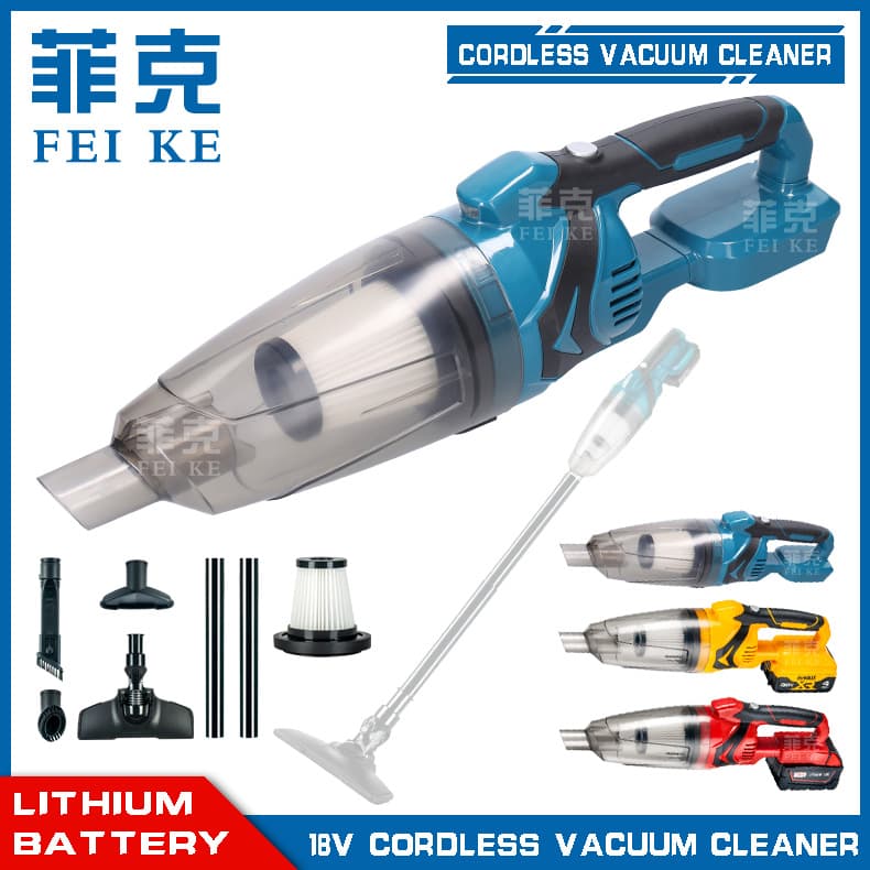 Wireless lithium battery handheld rechargeable vacuum cleaner for home use, high suction power, suitable for carpets, sofas, cars, pet hair, and dust.