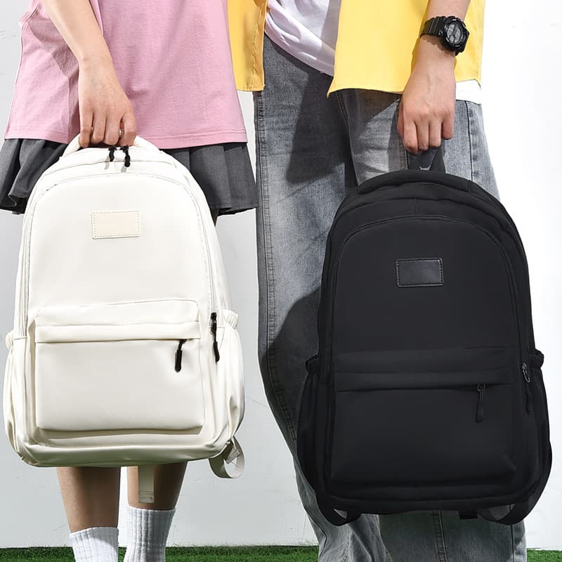 Cross-border Men's Simple Large Capacity Casual Travel Backpack for Women, High School and College Students Backpack
