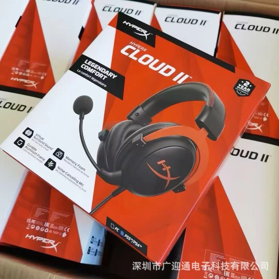 Hyper Cloud II headset gaming headset Hurricane 2 generation e-sports with sound card cross-border foreign trade