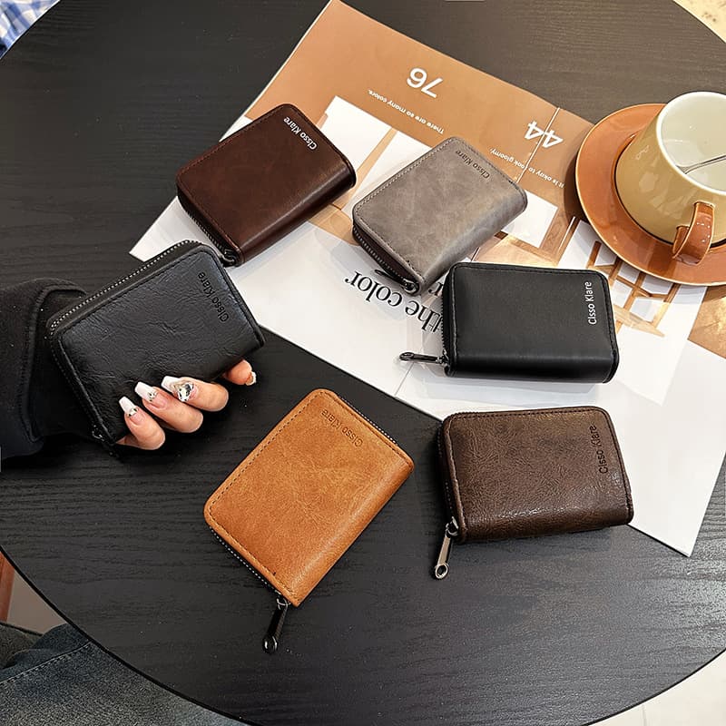 Women's Card Holder 2026 New Style Minimalist Retro Premium Multi-Slot Large Capacity Card Case Men's Driver's License Card Sleeve
