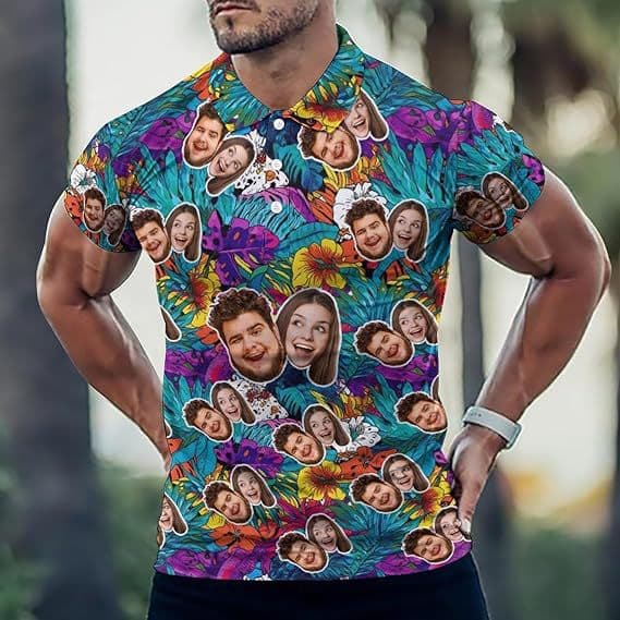 Etsy Golf Polo Shirt Quick-Dry Short Sleeve Men's Printed High-Performance Moisture-Wicking Men's Polo Shirt Factory