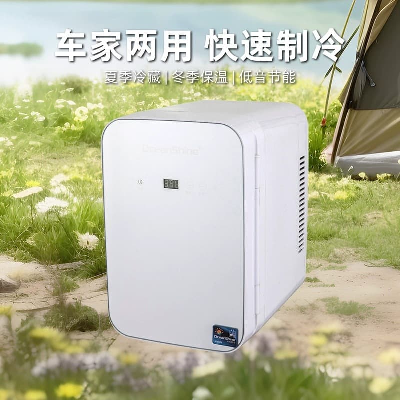 8L Portable Mini Fridge for Home Office Car Cooling and Heating 110V Cross-Border Supply