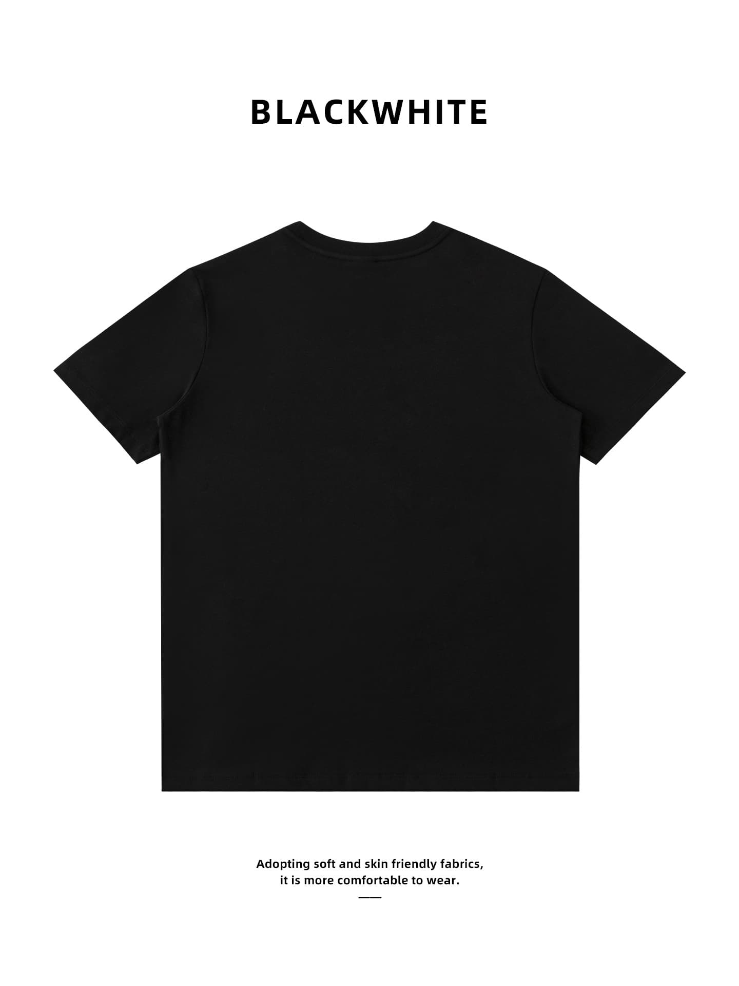 Feather Print Heavyweight Short-Sleeve T-Shirt for Men, New Summer Style, Trendy Brand, Business Casual, High Street, Thick and Non-Transparent 172