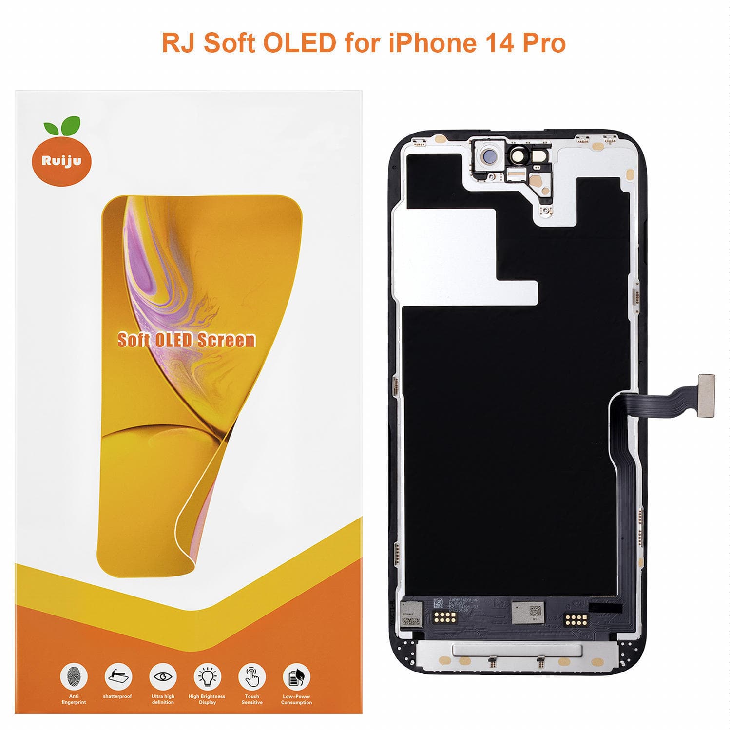 RJ Ruiju Apple 14 14Pro 14Plus 14Pro Max Replacement After-Sales Screen Assembly