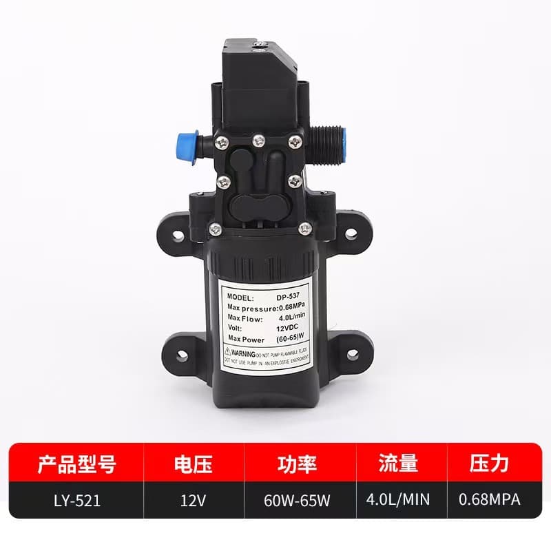 Car Washer High-Power Water Pump 12V High-Pressure Electric Diaphragm Pump Electric Sprayer Accessories Wholesale
