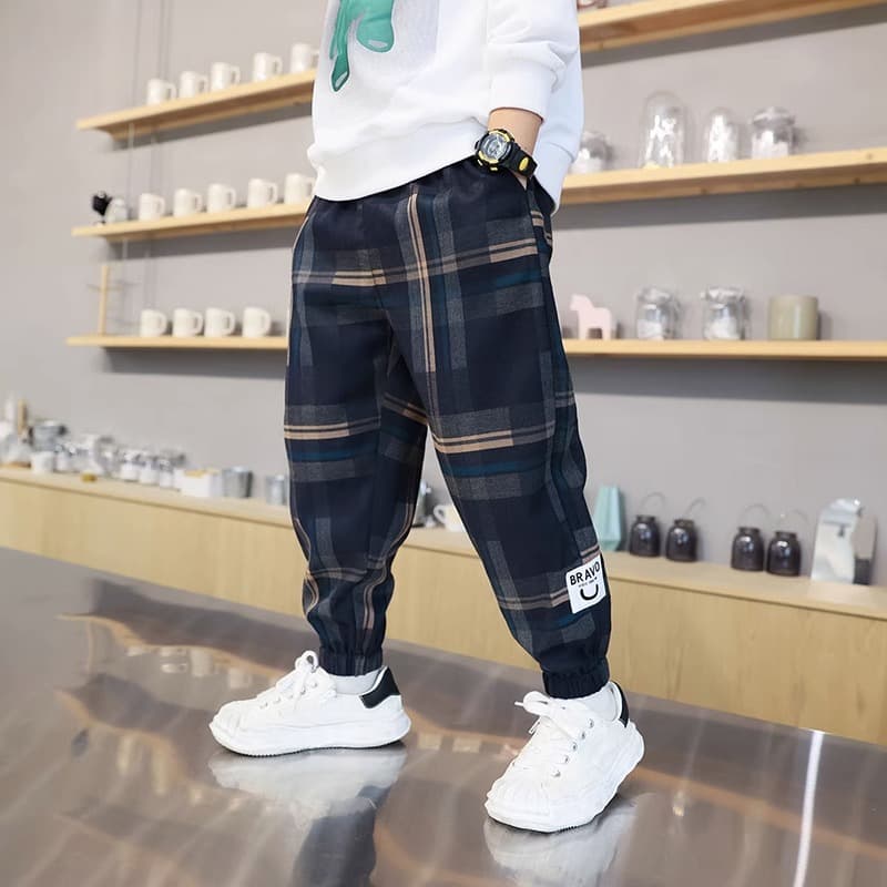 Boys' Pants Spring Autumn Casual Trousers for Children Outdoor Wear Big Kid Sports Pants Long Pants Trendy Fleece Winter Style