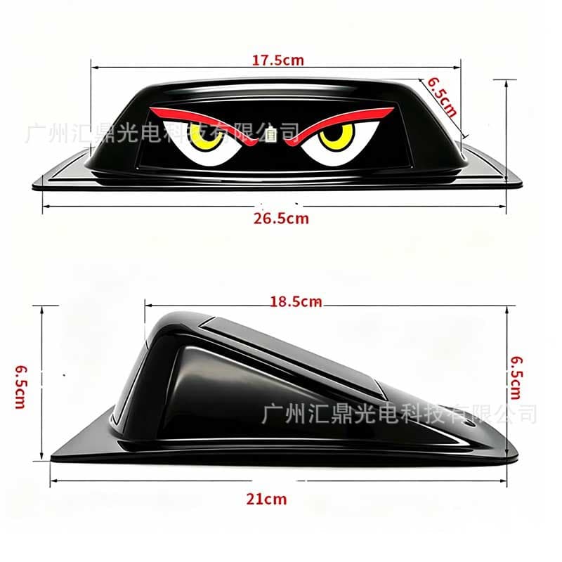 New Automotive Solar-Powered Mouse Light, Car Roof Warning Light, LED Navigation Light for Trucks and Pickup Trucks