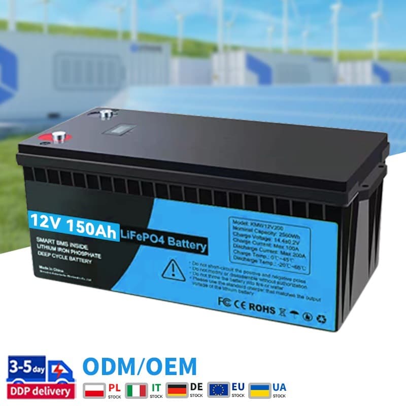 12V 150AH Lithium Battery Pack Lifepo4 24V 48V 100Ah 200Ah