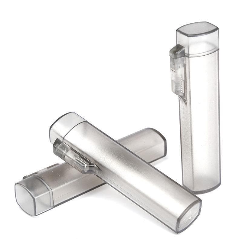 Cigarette holder storage box, toothpick and cotton swab storage box, plastic filter cigarette holder portable box, dust-proof, pressure-resistant, multi-purpose portable