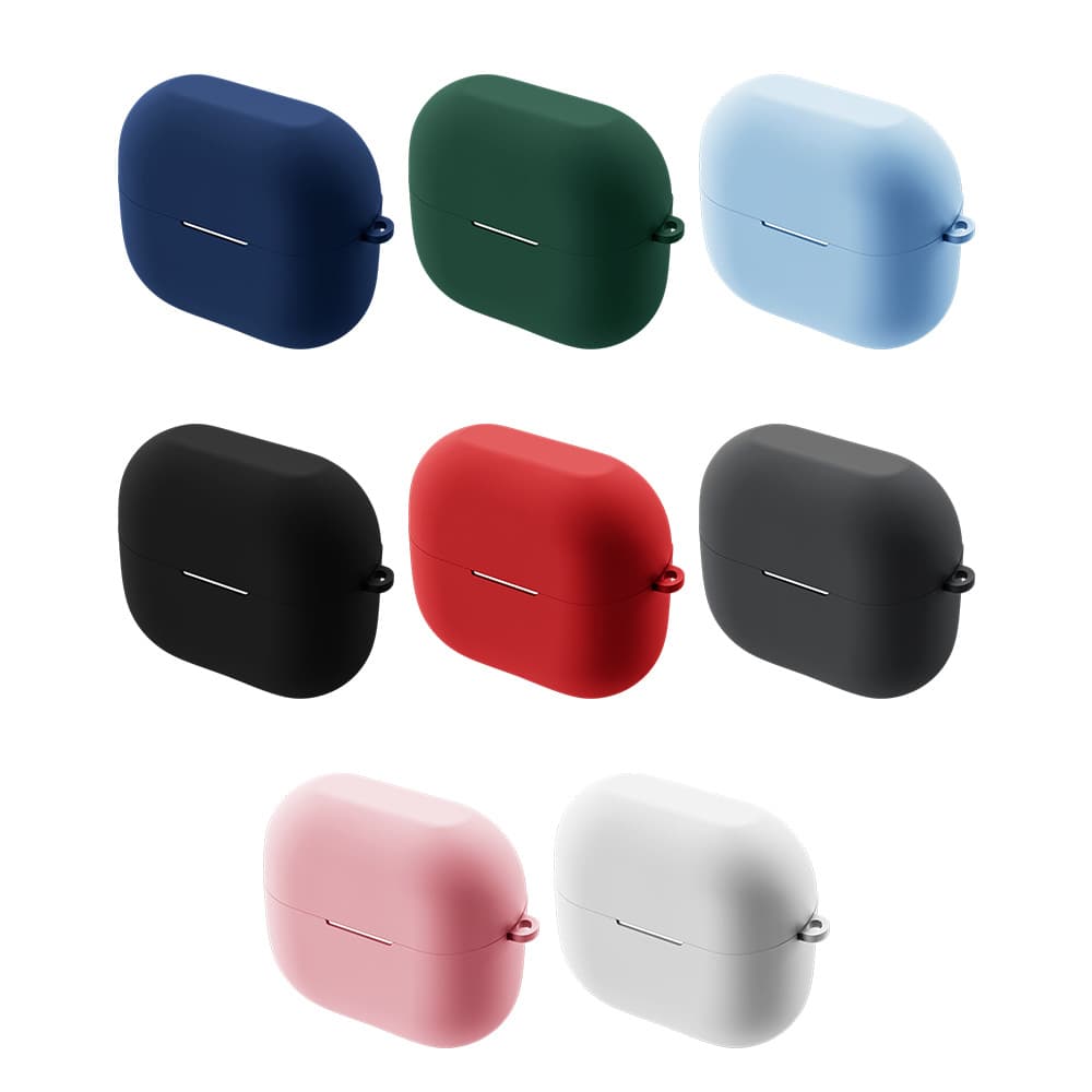 Suitable for Samsung Galaxy Buds3 pro Bluetooth headset protective cover solid color one-piece silicone soft shell case