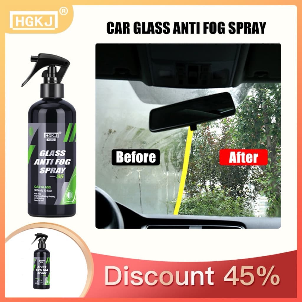 HGKJ-AUTO-S5 car glass anti-fog agent waterproof and rainproof windshield rearview mirror defog care
