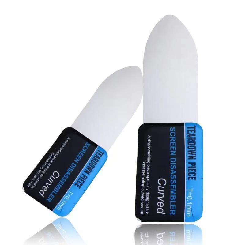 Stainless steel pry tool, used for removing phone cases, tablet frames, and screens; 0.1mm thin pry blade.