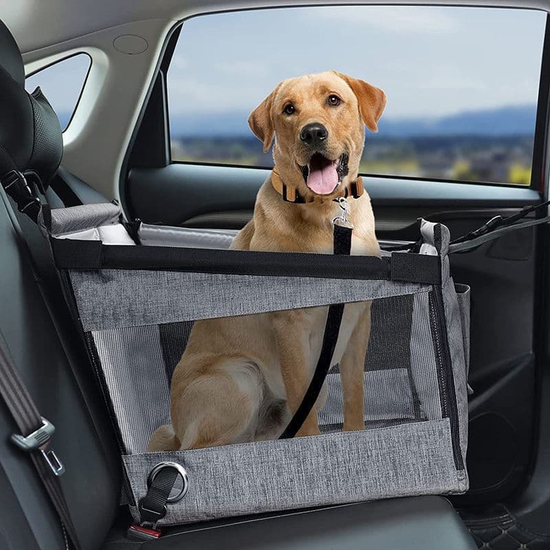 Car dog kennel, puppy car seat, pet car cushion, front seat dog safety seat.