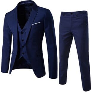 Thin Wrinkle-Free Suit Men's Business Formal Casual Trendy Summer Slim Fit Handsome Suit Set Men's Casual British Style