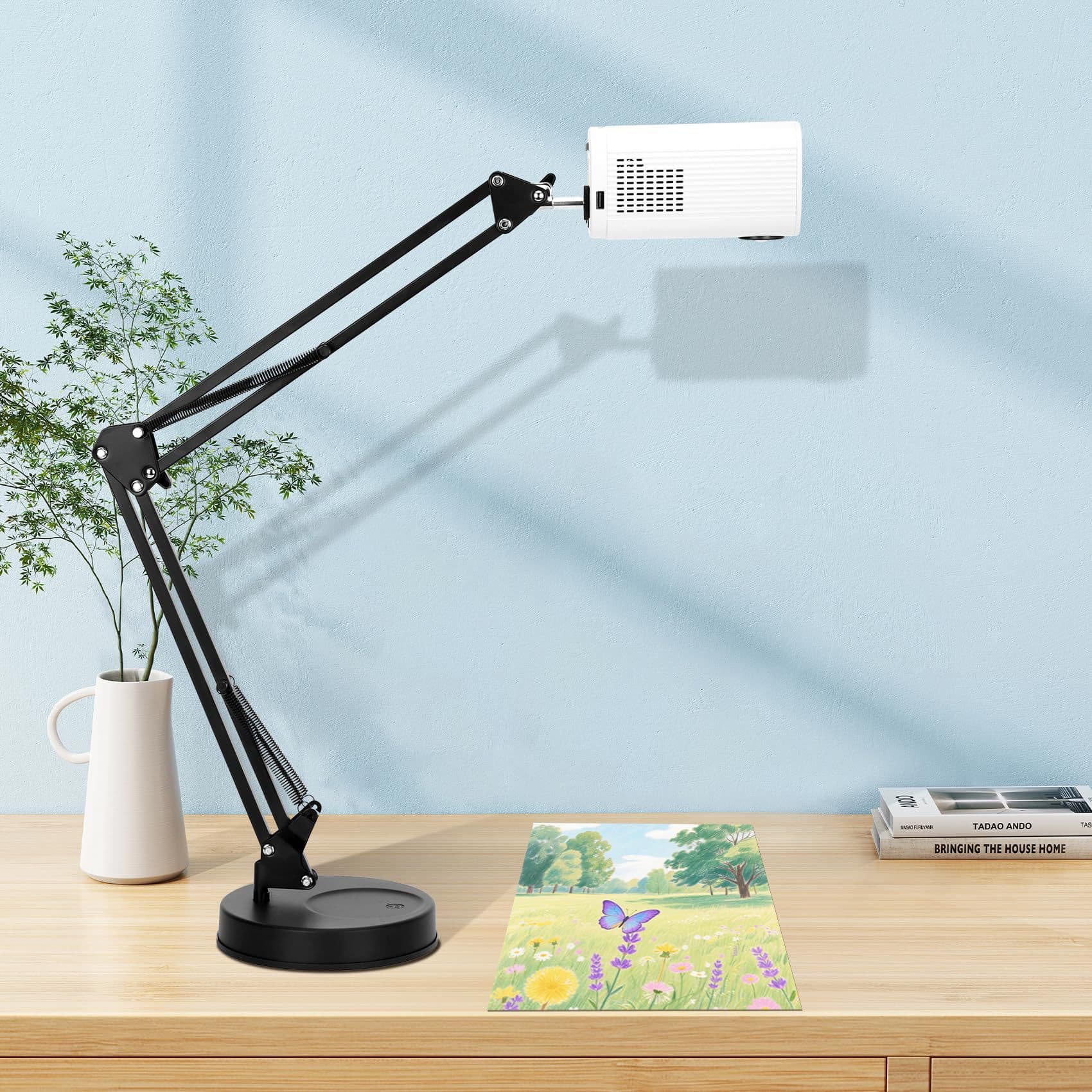 Tracing Art Projector, Drawing Projector with Desktop Stand, Supports iOS/Android