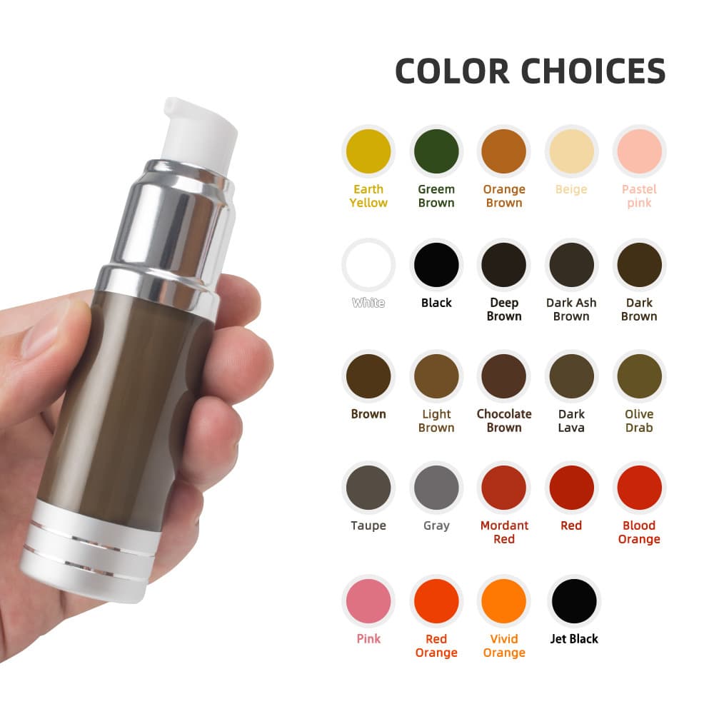 Export-only 15ml Microblading Pigment for Tattoo Eyebrow Embroidery
