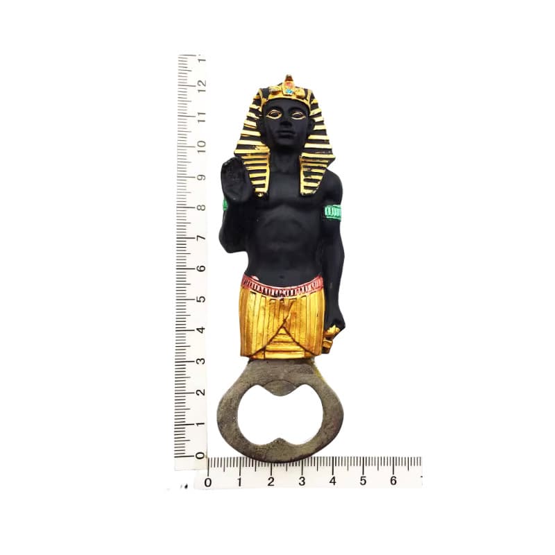 Hot Selling Export Egyptian Mythology Pharaoh Queen Egyptian Black Cat Souvenir 3D Bottle Opener Gift