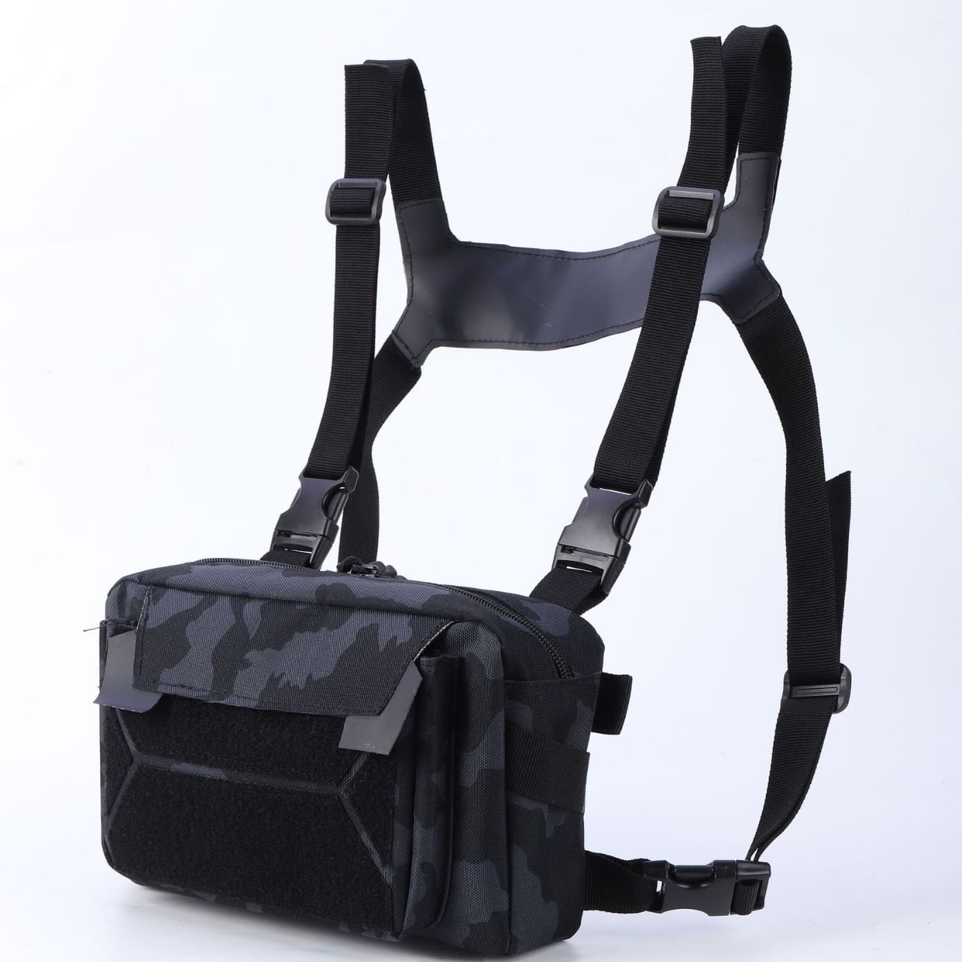 Street Style Cool Backpack for Men New Functional Vest Bag Hip Hop Chest Bag for Men and Women Convenient Practical Tactical Bag