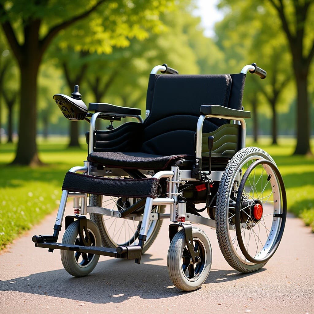 Electric Wheelchair for Disabled and Elderly, Foldable, Smart, Automatic, Four-Wheel Mobility Scooter