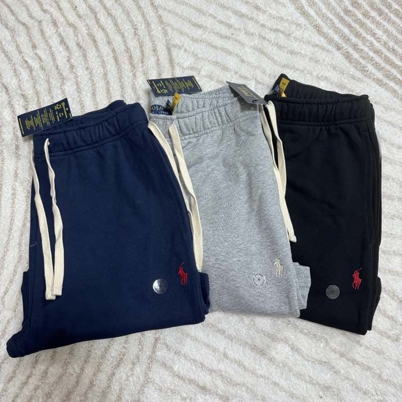 Cotton Ralph Lauren Small Pony Embroidery Shorts with Pockets Athletic Shorts 5-Inch Shorts Couple Versatile Breathable Summer
