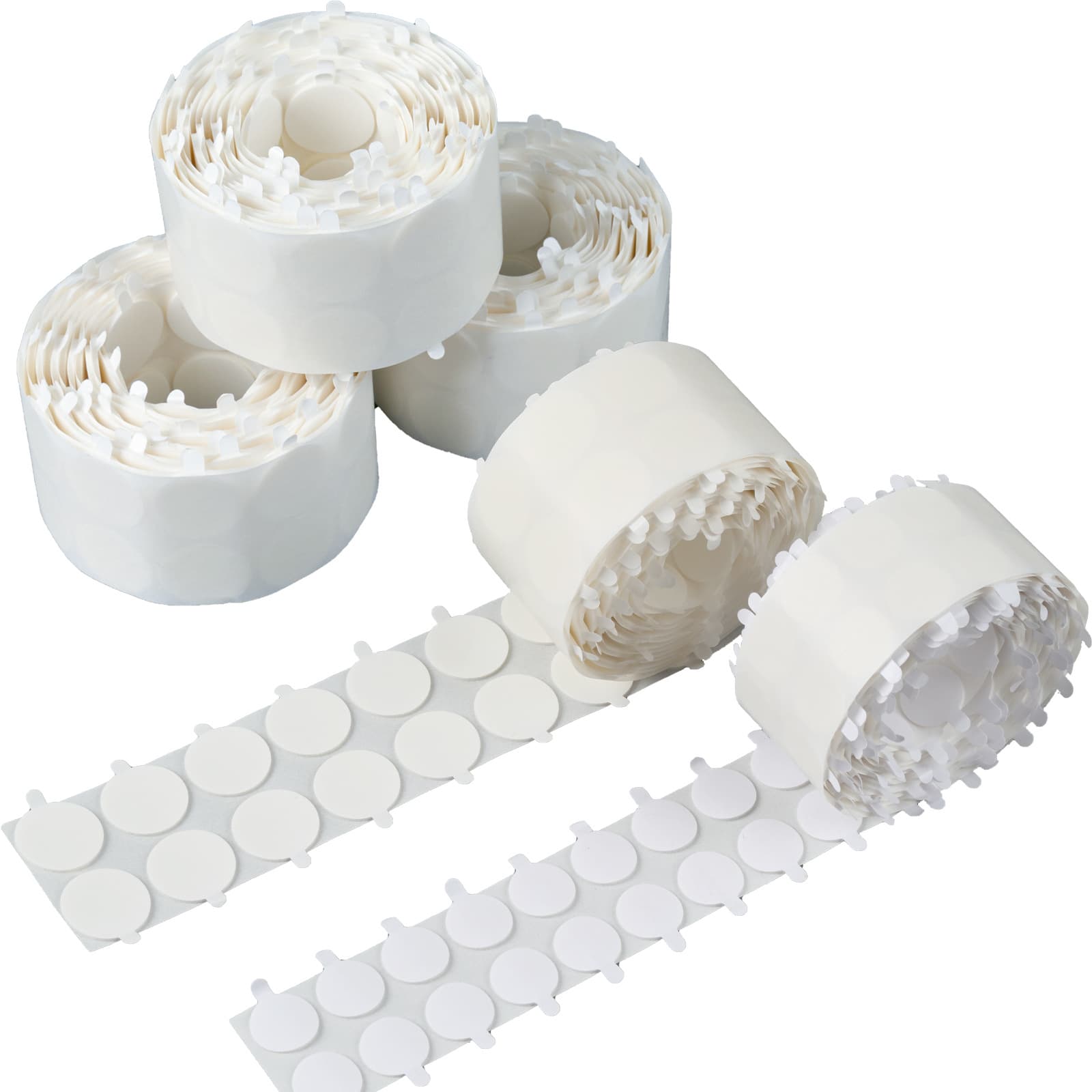 200pcs White Glue Dot Roll 15mm~20mm Candle Making Fixing Double-Sided Tape for Scented Candle Making