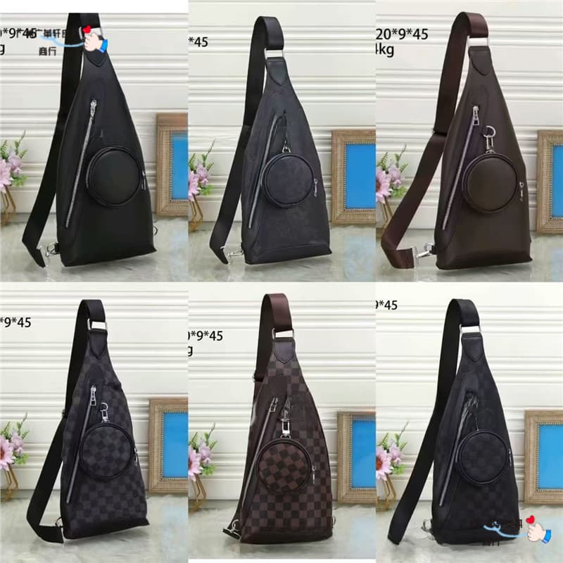New Men's Fashion Chest Bag, Casual Crossbody Bag, Versatile Shoulder Bag, Multi-Functional Front Mini Backpack, PU Men's Chest Bag