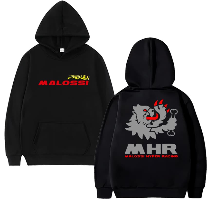 2025 New Malossi Theme Double Sided Printed Hoodies Men W
