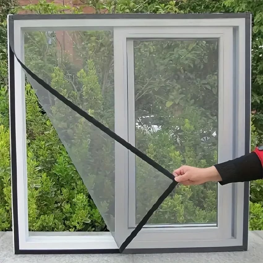 Mosquito Screen Net Customizable DIY Magnetic Curtain Insect Fly Bug Net Door Window Curtain Net Screen