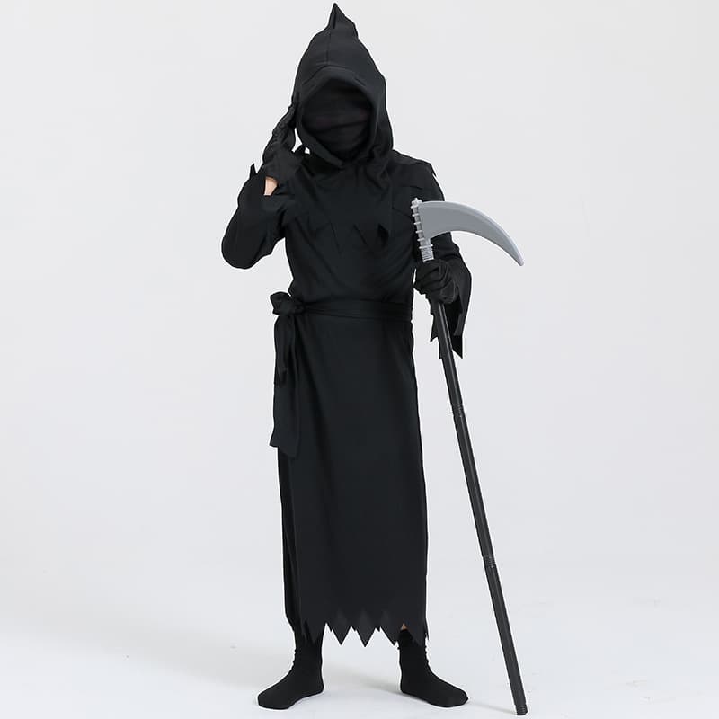 New Halloween Cos Children's Vampire Demon Eye Reaper Cosplay Costume