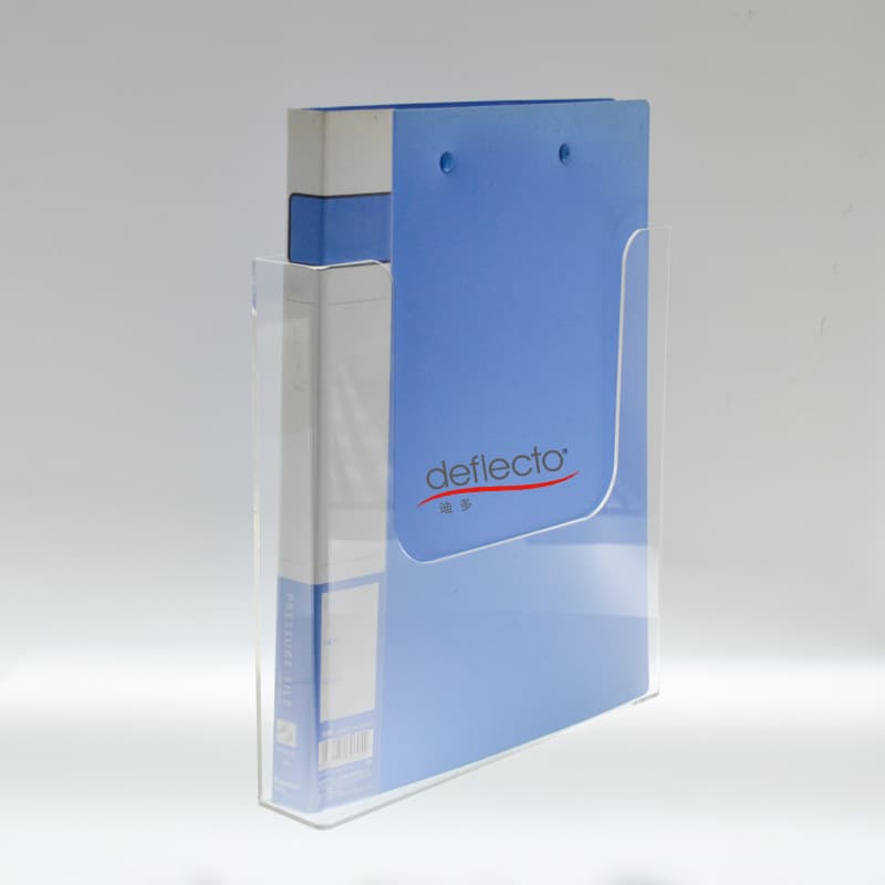 Wall-mounted acrylic file holder storage box, acrylic wall-mounted document display rack EX-10L