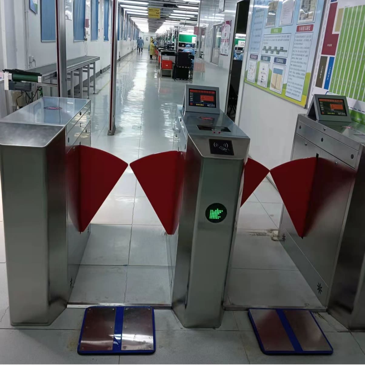 Henan factory clean room anti-static access control gate, Shandong ESD access control system, electronics factory static discharge