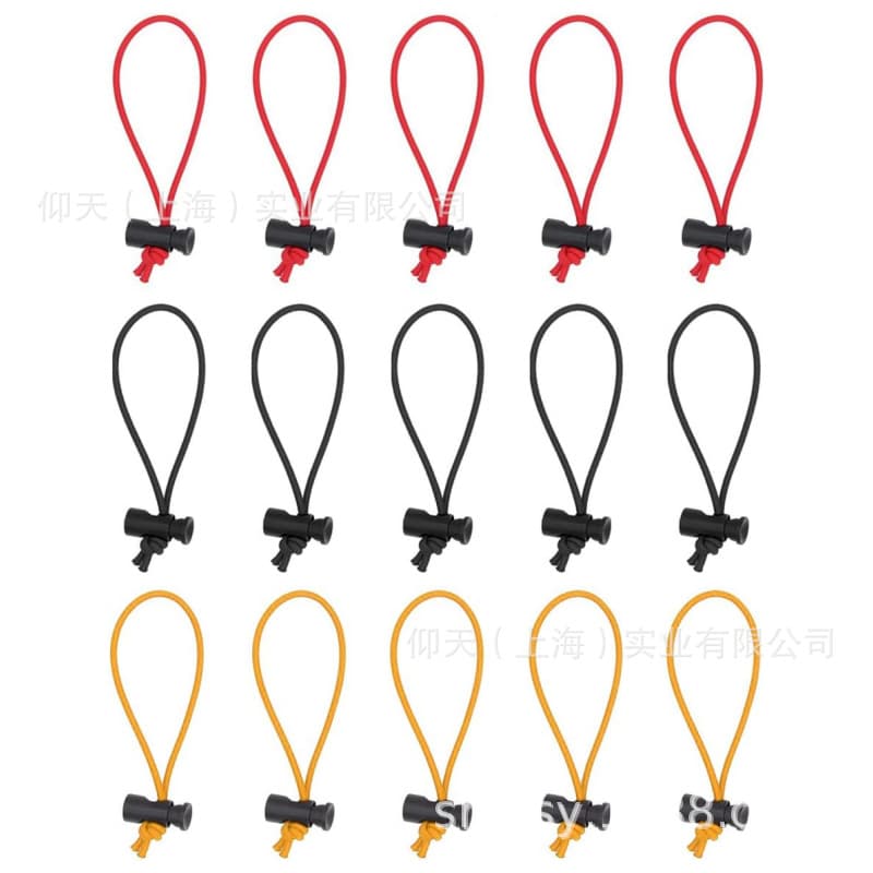 Outdoor Canopy Elastic Rope Tying Strap Multi-functional Elastic Cable Tie Adjustable Cable Tie Toggle Tie Wholesale