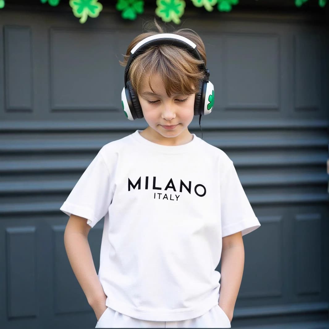 Cross-border Trade New Milano Letter Print Short Sleeve T-Shirt Spring Wholesale