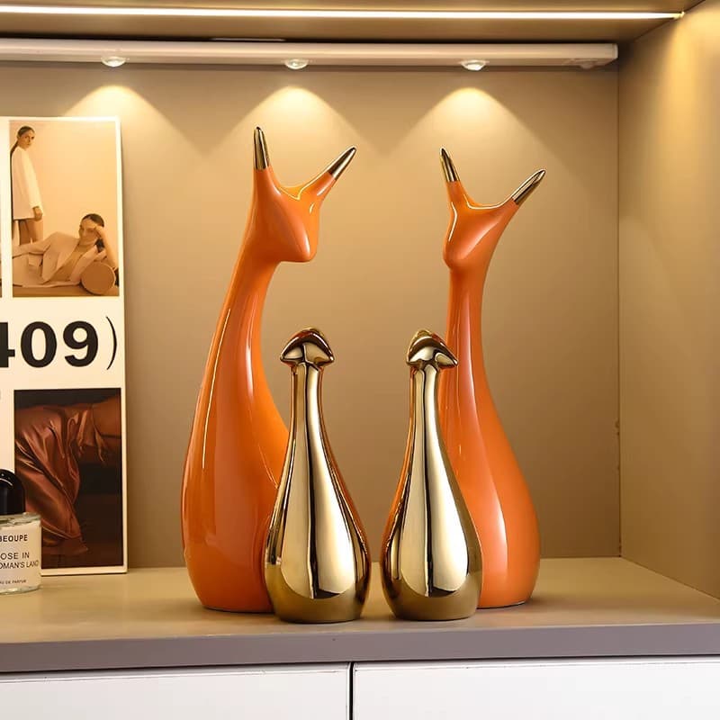 Light Luxury High-end Ornaments Home Accessories TV Cabinet Wine Cabinet Decorations Living Room Desktop Ornaments Housewarming New House Gifts