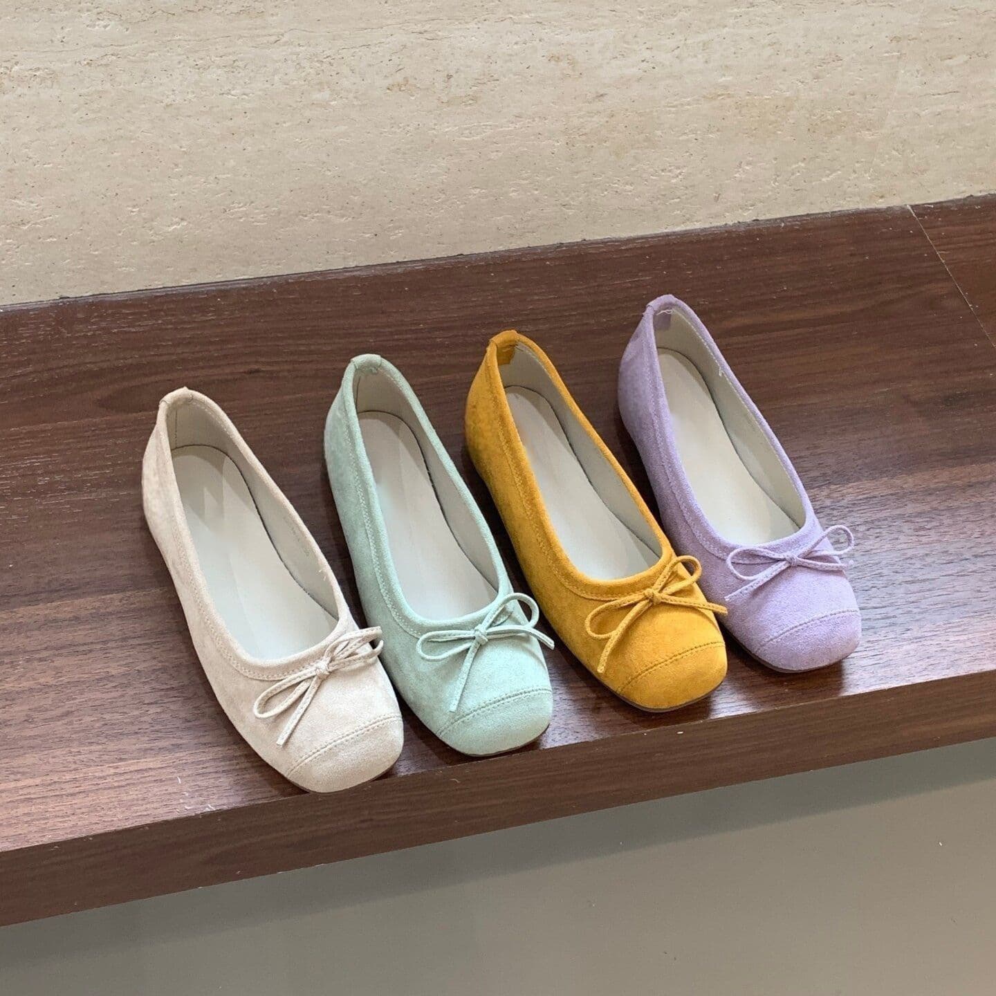 Extremely Beautiful Women's Flats, Shallow Mouth, Gentle Ballet Flats, Slip-On Shoes, Built-In Heel, French Little Red Shoes, Loafer Shoes, Grandma Shoes
