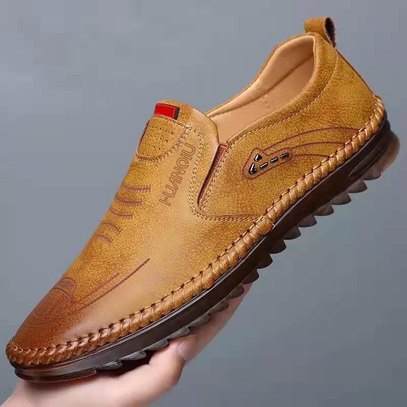 Cross-border Men's Fashion Sneakers Premium Casual Shoes Comfortable Slip-on Agassi Shoes British Versatile Men's Shoes