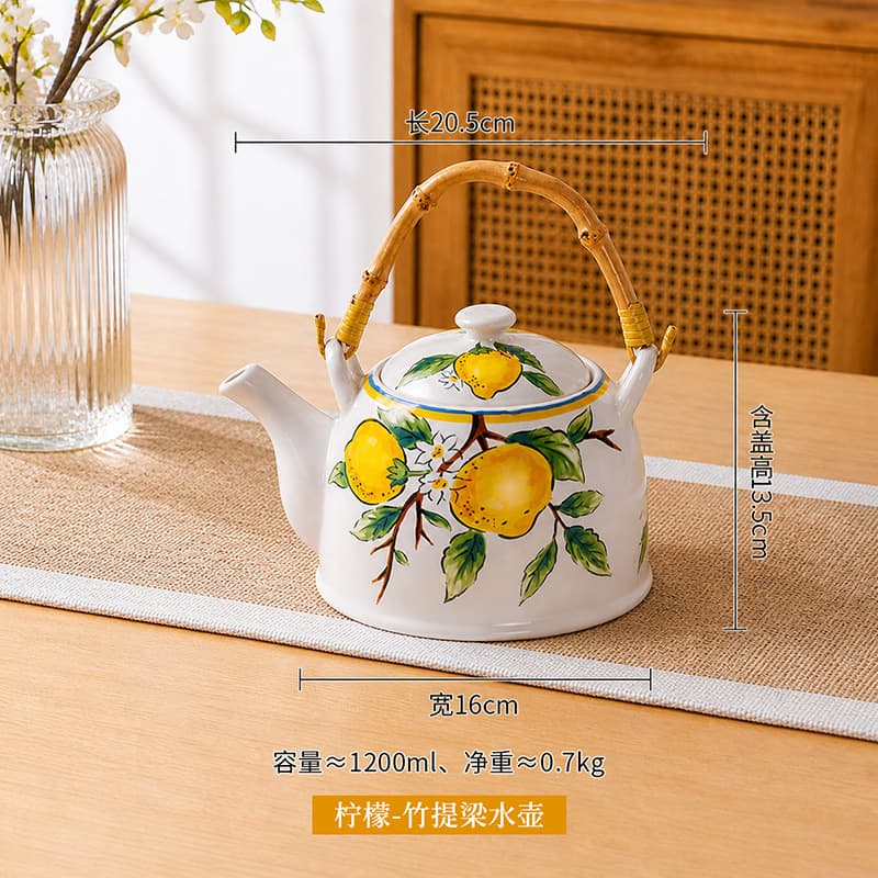 OMK Creative Lemon Plate Ins Style Home Serving Dish Unique Thai Restaurant Ceramic Fruit Plate Wholesale